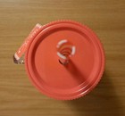 Brand New Pioneer Woman 16 Oz Plastic Mason Jar Drinking Cup W Lid & Straw Peach — photo 7