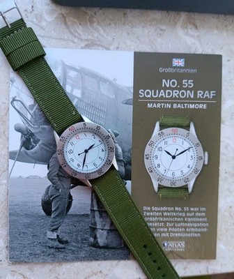Pilot Watch Squadron RAF 39mm  Fliegeruhr Großbritanien Replika 