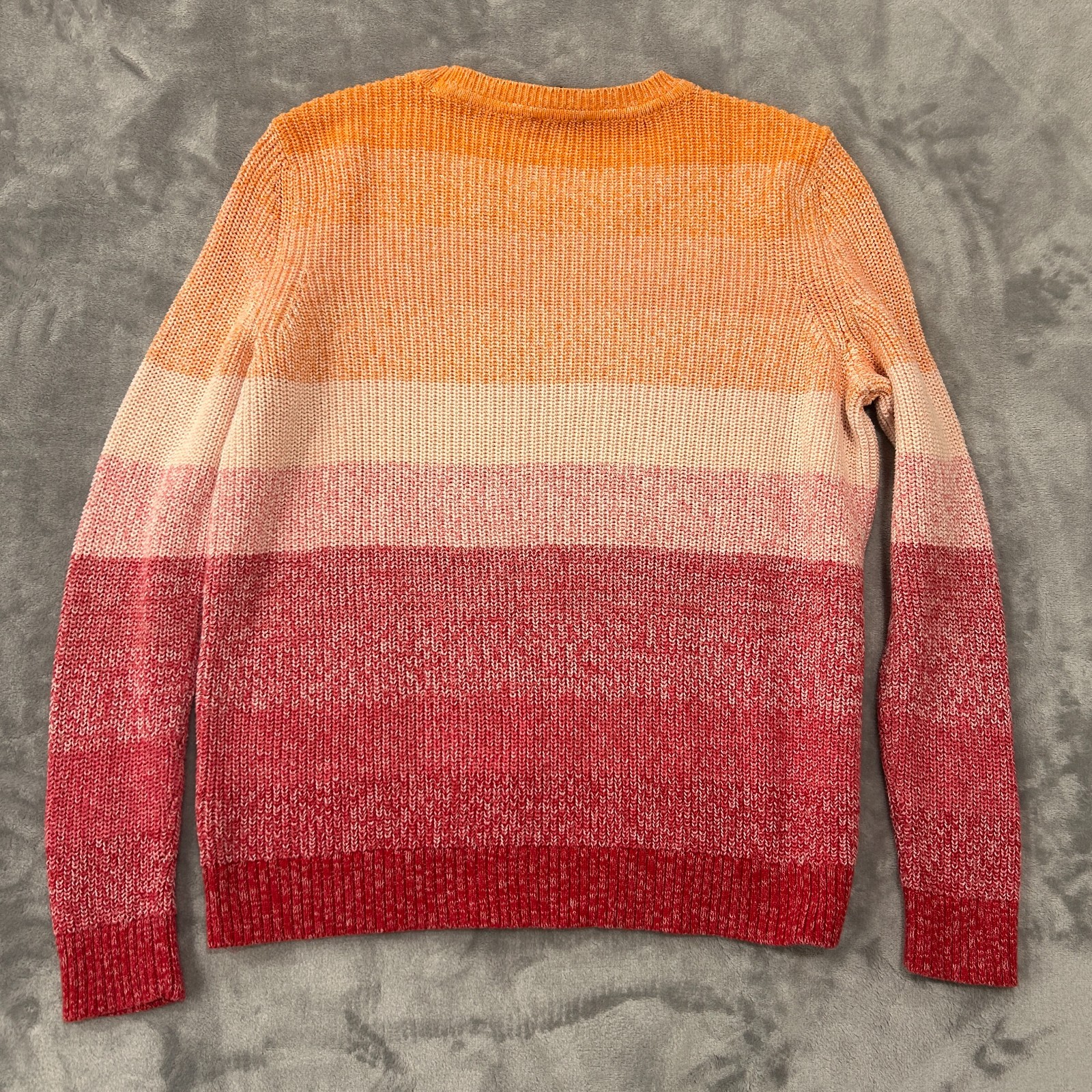 Talbots Gradient Colorblock Lightweight Knit Swea… - image 5