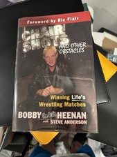 Chair Shots And Other Obstacles Book Signed By Bobby Heenan & Ric Flair PSA COA 
