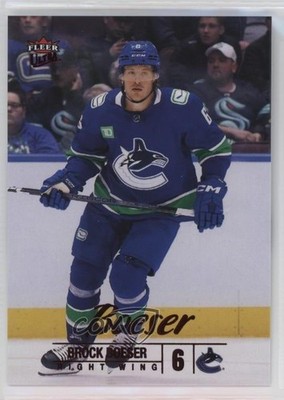 2024-25 Upper Deck Fleer Ultra Red Foil 50/94 Brock Boeser #18 04yf
