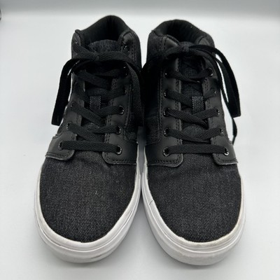 Fila Shoes Mens Size 7.5 Black Mid Top Skate Casual Sneakers 1CM00085-013