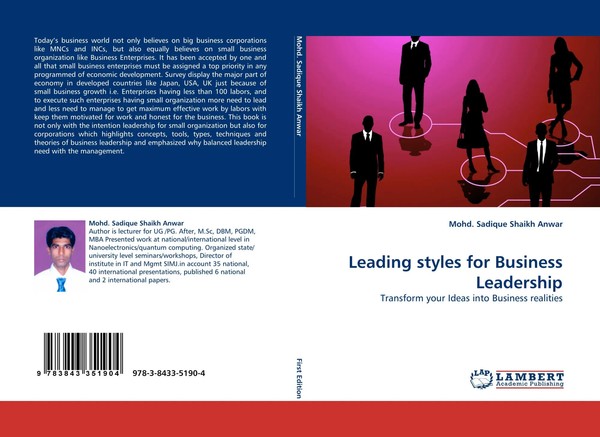 Mohd. Sadique Shaikh Anwar | Leading Styles For Business Leadership | Buch-image