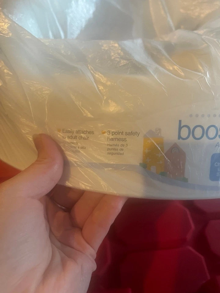 Asiento elevador Baby Basics nuevo sin etiquetas - Asiento infantil circular blanco Foto 2 de 4