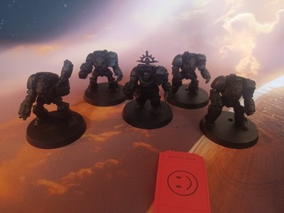 Warhammer 40k: Space Marines: Terminator Squad x5 Firstborn AUTHENTIC 