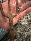 Antique Hand -Forged Iron Fish or Frog Gig or Leister — photo 3
