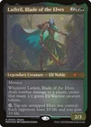 MTG Lathril, Blade of the Elves 2 Etched Kaldheim Promo