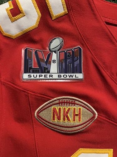 Authentic Patrick Mahomes Kansas City Chiefs Super Bowl Vapor FUSE Elite Jersey - Picture 4 of 9