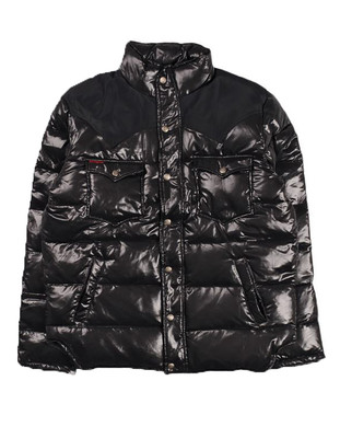 Kilogram Women's SHINY DOWN JACKET Black KG6660-BLK a3