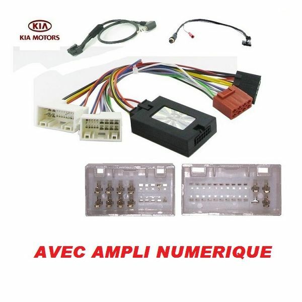 Commande au volant Kia Sportage 2012-2017 faisceau autoradio avec ampli numérique