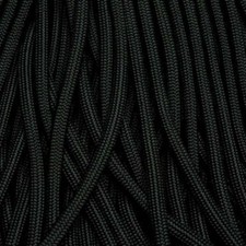 3x100 Ft 550 Paracord Black Jet Black USA MADE  SELLER same day shipping