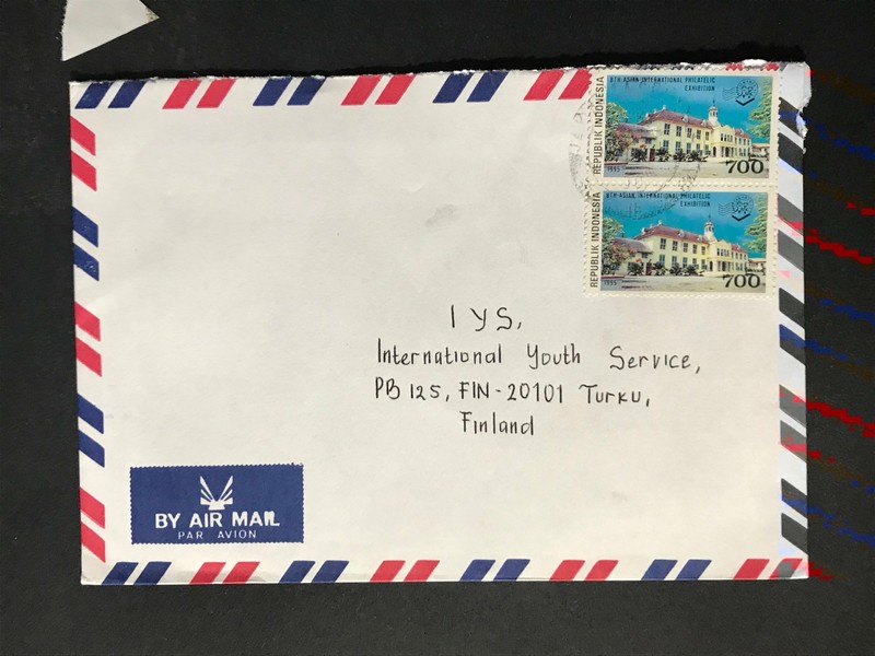 Indonesia #780//B242 Cover to Finland 1970-1999 Cover #932