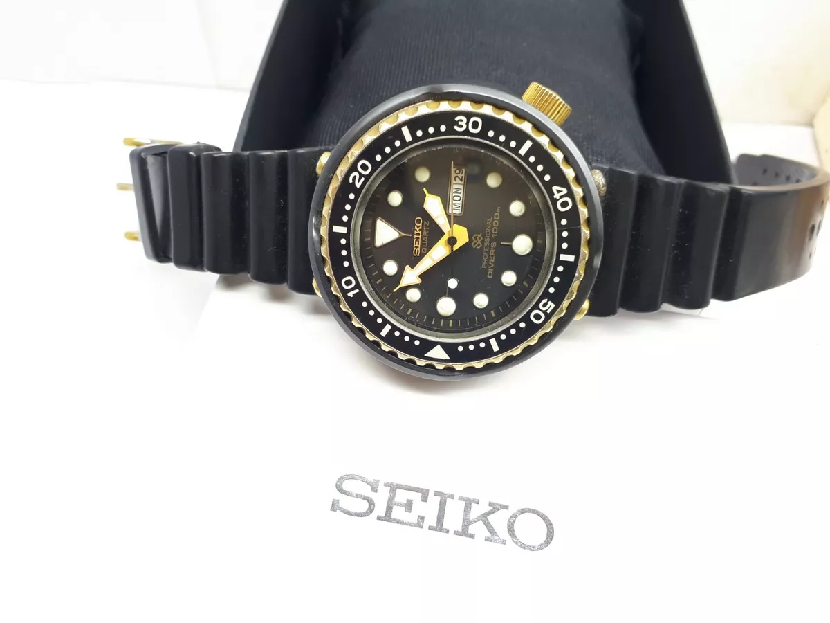 SEIKO 7C46-7009 MARINEMASTER GOLDEN TUNA WATCH 1000M DIVERS PROFESSIONAL VTG