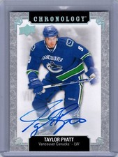 2018-19 Upper Deck Chronology Franchise History Autographs Taylor Pyatt 
