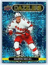 2021-22 UPPER DECK S2 DAZZLERS BLUE #DZ-58 MARTIN NECAS. Carolina Hurricanes
