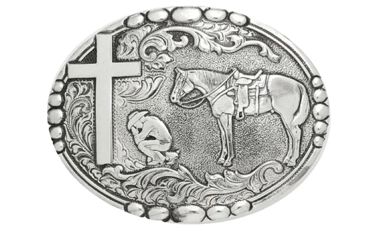 Metal Cowboy Crumrine Belt Buckles