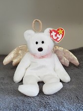 TY Beanie Baby Halo The Angel Bear1998  Retired Rare Vintage  Collectable  