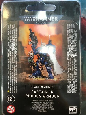 Primaris Captain in Phobos Armour Space Marines Warhammer 40k 40,000 Games New!