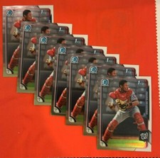 2015 Bowman BCP6 Pedro Severino 7 Count All Chrome Lot Washington Nationals