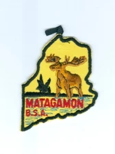 BSA   Matagamon High Adventure Camp patch with loop