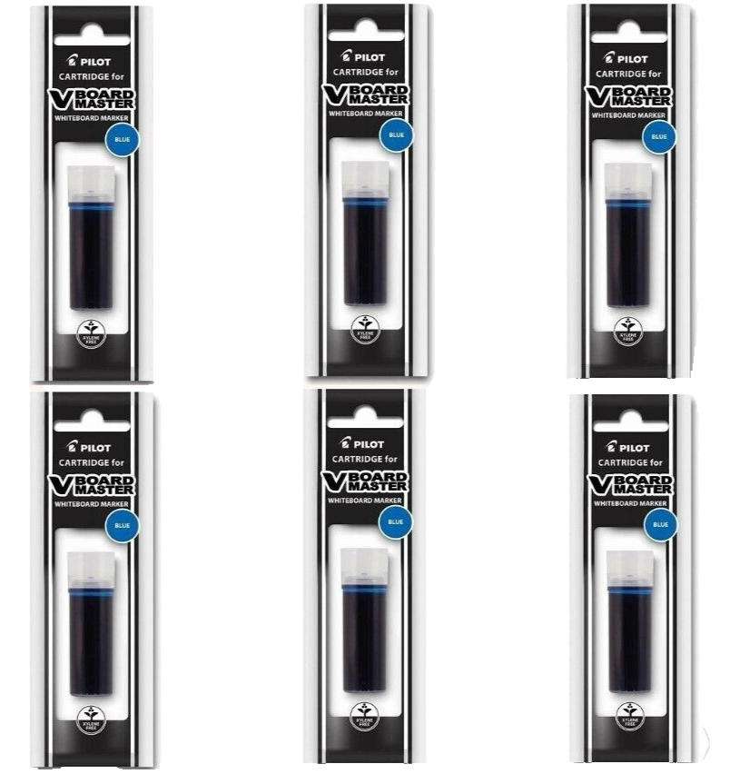 オーダー Pilot Ink Refill Cartridge Blue 6/Pk for BeGreen V Board Master