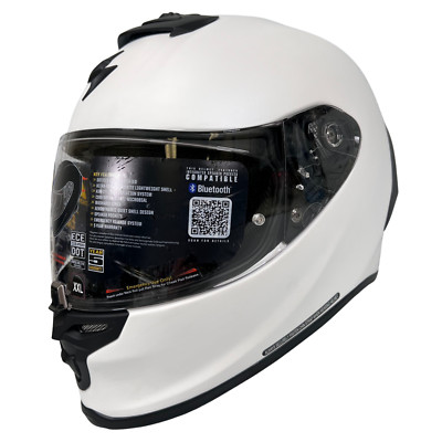Scorpion Exo EXO-R1 Air Full Face Motorcycle Helmet Pearl White Size XXL