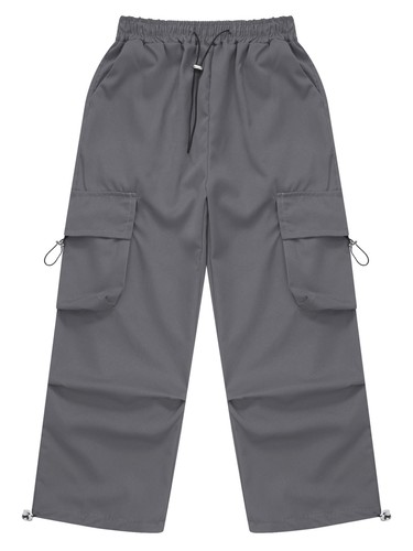 Kids Girls Cargo School Pants Daily Wear Trousers Jogging Bottoms Playwear Park - Picture 10 of 35