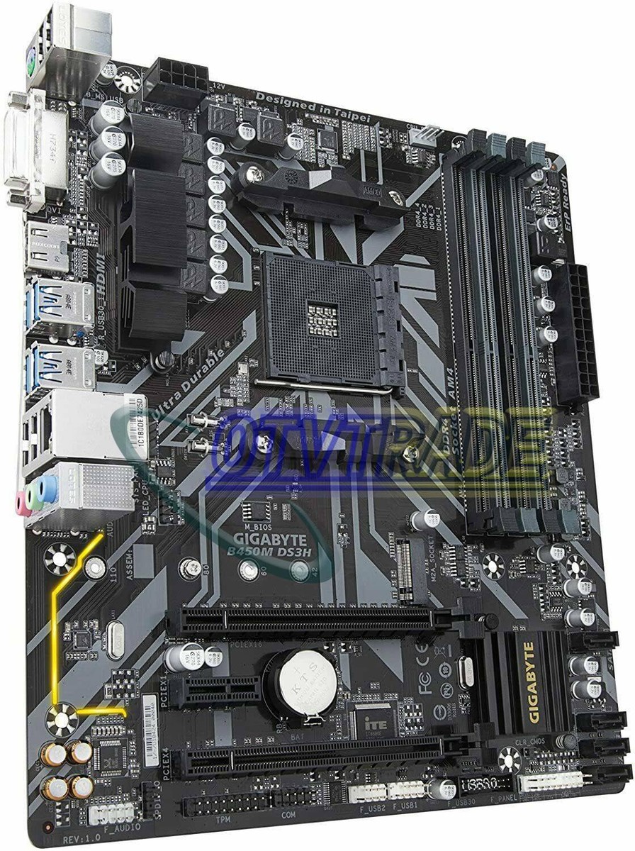 GIGABYTE B450M DS3H ① Amazon.com: GIGABYTE B450M DS3H WiFi-Y1 (AM4//AMD/B450/mATX