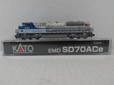 N Gauge Kato George Bush Sd70 Ace Diesel Engine In Original Box Lot 73