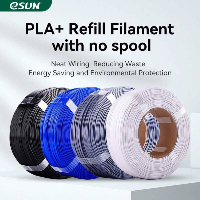 eSUN PLA+ PLA PLUS Filament Refill 1KG 1.75mm for 3D Printer With NO Spool