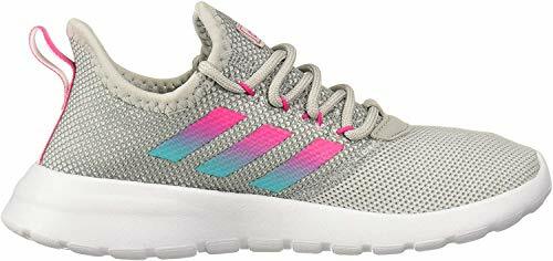 Кроссовки для бега Adidas Womens Lite Racer RBN, Серые/Шоково-розовые/Hi-Res Aqua