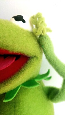 Vintage Kermit The Frog Plush Jim Henson Muppets 18