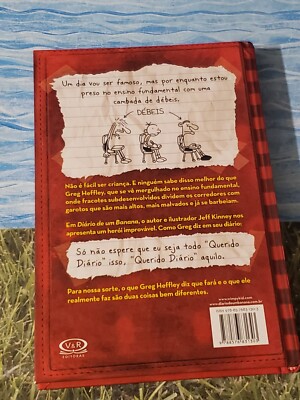 DIARIO DE UM BANANA, JEFF KINNEY, HC, 2008, - DIARY OF A WIMPY KID