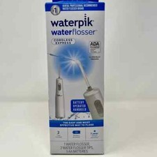 one time used-Waterpik Cordless Express Water Flosser WF-02W011, no batteries