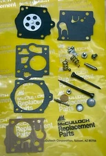 NOS OEM McCulloch Carburetor Major Repair Kit Walbro K10-SDC PN 83764 (B 67)