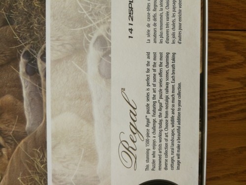 Regal "Family Pride" 1500 Piece Puzzle, Lions - Picture 5 of 5