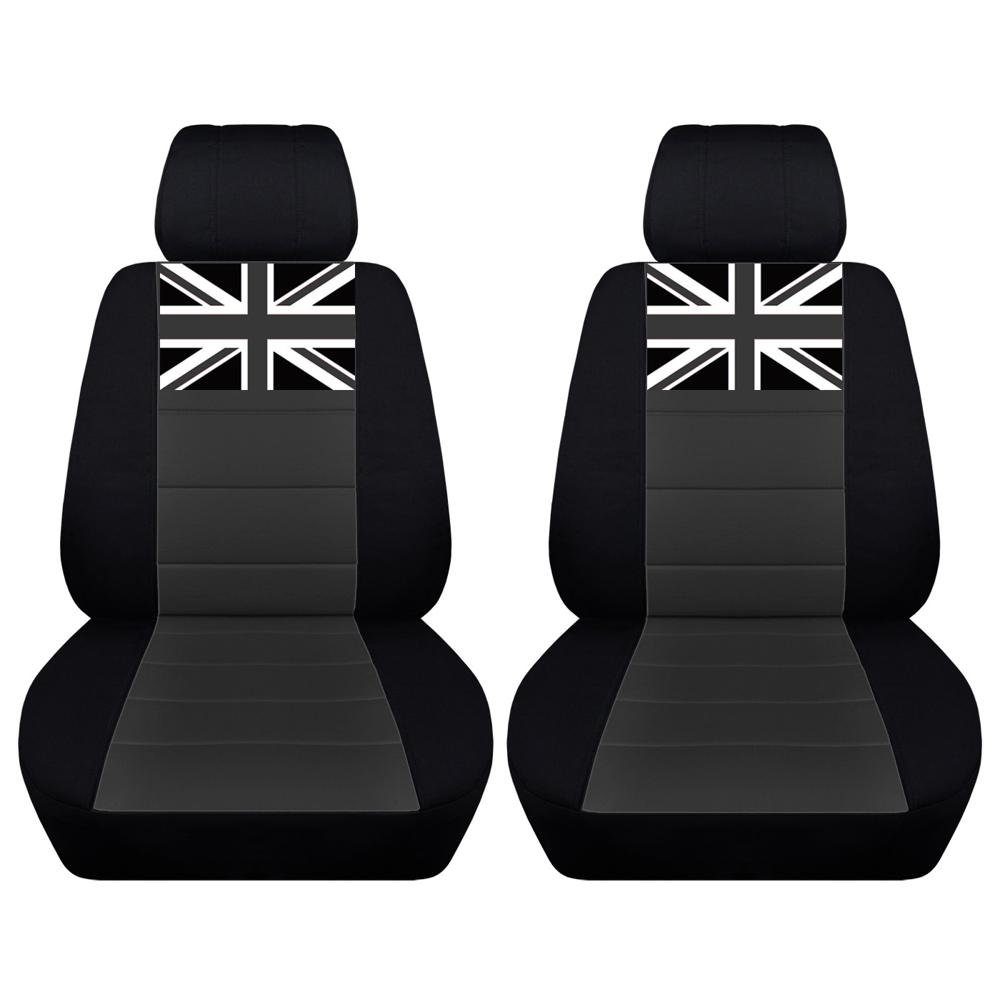 Car Seat Covers - Fits 2005 to 2018 Mini Cooper - Union Jack