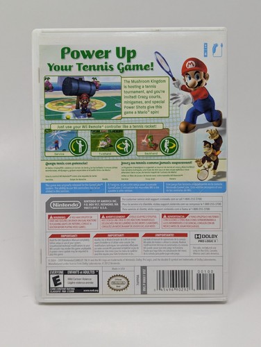 Mario Power Tennis (Nintendo Wii, 2009) - CIB - Picture 2 of 3