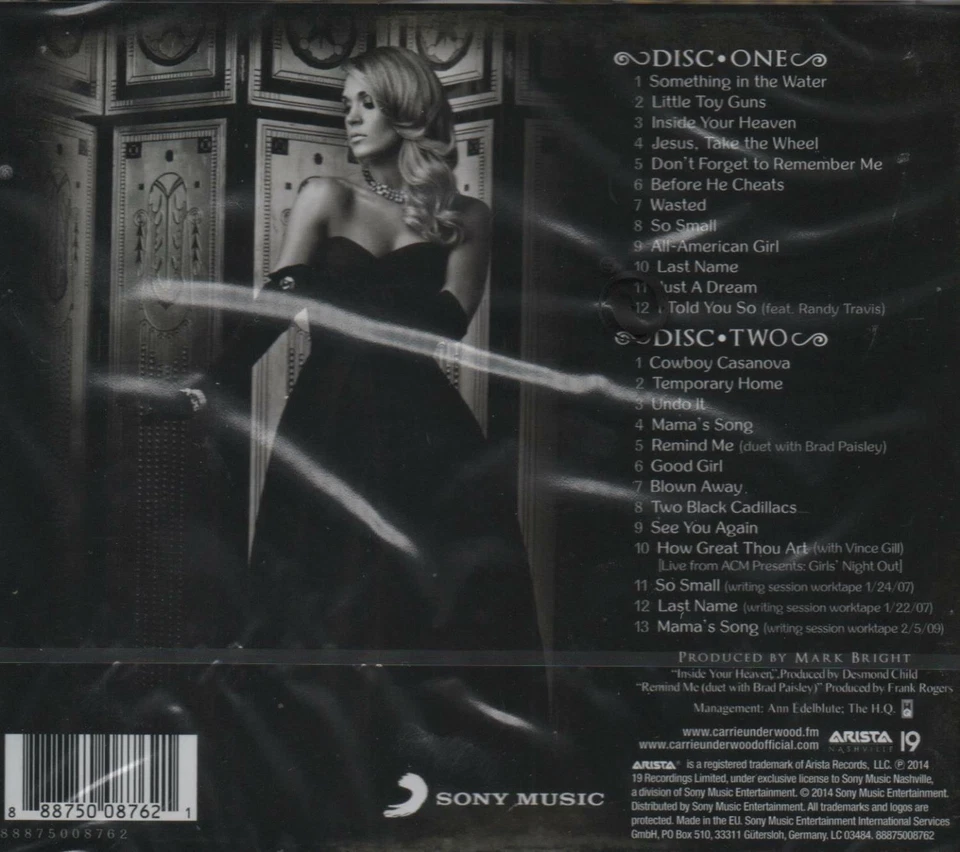 Carrie Underwood : Greatest Hits: Decade #1 CD Carrie Underwood (2014) - Image 2 of 2