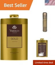 Nourishing Yardley London Gold Perfumed Talc, 8.8oz - Moisture Absorption