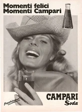 BITTER CAMPARI SODA THE APERITIF HAPPY MOMENTS 1974 Original Advertising 1 Page