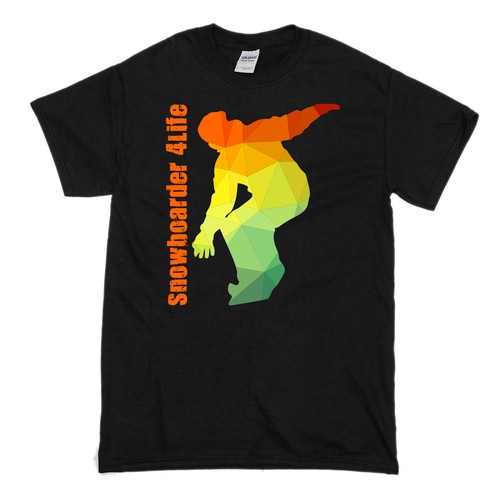 Snowboarder for life snowboarding life snow sport shirt t-shirt tshirt