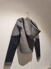 Women USA Pro Gray Cropped Hoody size 6