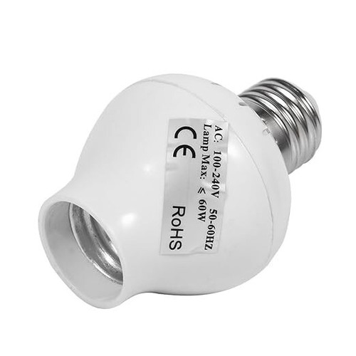 E27 Microwave Radar PIR Motion Sensor LED Light Bulb Switch Socket Lamp Holder A - Picture 2 of 6