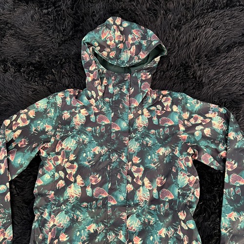 Columbia Splash ALittle Rain jacket Spruce Solarized Print RL0174-371 Women Sz S - Picture 3 of 12