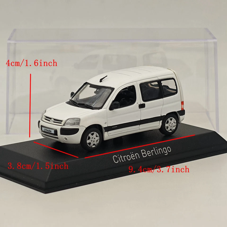 Norev 1/43 Citroen Berlingo 2004 White Diecast Model Cars Limited Collection - Photo 3/4