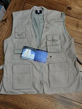 Rothco Men's Large Concealed Carry Shooting & Fishing Vest 8567 Gun Pouch