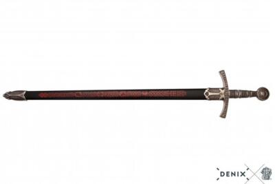 14th Century French Dragoon 43'' Sword with Black Scabbard by Denix of Spain