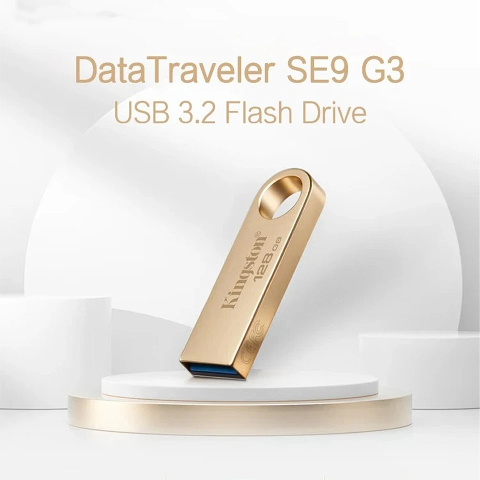 Kingston DataTraveler SE9 G3 64GB 128GB 256GB 512GB USB-A 3.2 Flash Drive - Image 3 of 4