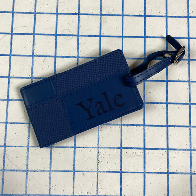 New Yale Blue Luggage Bag Tag Given to Staff Employees 2023